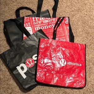 Lululemon variety of Vintage Large tote bags!